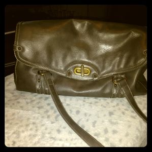 Brown leather pocket book